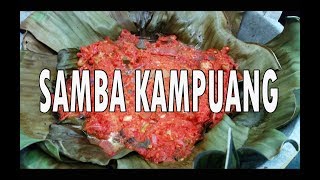 Resep Membuat singgang ikan  Samba kampuang [upl. by Jackquelin]