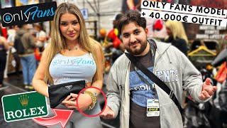 REICHES ONLY FANS MODEL mit 40000€ OUTFIT 😱🔥  WIE VIEL IST DEIN OUTFIT WERT  MAHAN [upl. by Laural]