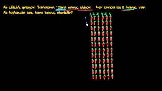 Çarpma Problemi Havuçlar Aritmetik  Çarpma ve Bölme [upl. by Jilli]