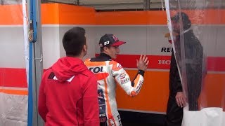 MotoGP 2017 JAPAN FP2 Marc Márquez Clash Highlight [upl. by Kallick525]