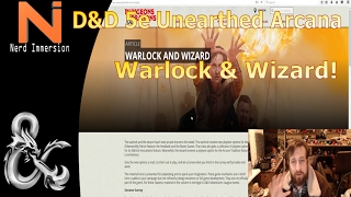 DampD 5e  Unearthed Arcana  Warlock amp Wizard  Nerd Immersion [upl. by Beatty]