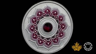 January Birthstone  Pure Silver Coin made with Swarovski® Crystal [upl. by Margaret]