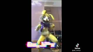 Glitchtrap goopie dances to British rap [upl. by Eyma349]