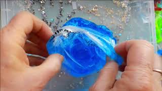 ASMR Checking Out My Childrens Space Slime Sensory Kit  Soft Spoken with Crinkles [upl. by Cordy811]