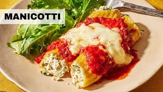 Manicotti is the ultimate Italian comfort food Cheese Stuffed Manicotti Recipe [upl. by Ayarahs]