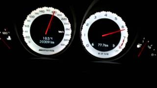 Top Speed Run in Mercedes SL63 AMG [upl. by Ahtnamys]