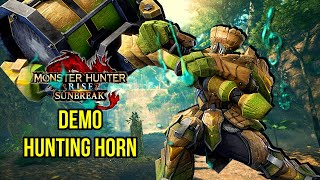 Monster Hunter Rise Sunbreak Demo Hunting Horn  Astalos Solo [upl. by Xineohp291]