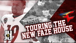 JuJu SmithSchuster Tours FaZe Hollywood Mansion [upl. by Aisyle]