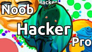 NOOB vs PRO vs HACKER in Agario [upl. by Nottarts942]