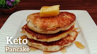 Fluffy Almond Flour Pancakes Gluten  Free Keto RecipeHow To Make Almond Flour Pancakes1 Net Carb [upl. by Weylin]