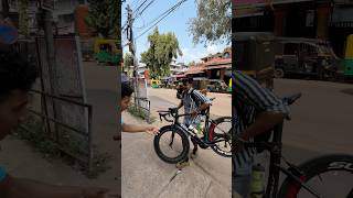 സൈക്കിൾ തൊടാൻ പാടില്ല😨😨shorts cycling bike [upl. by Kafka]