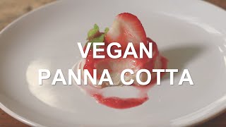 How to make quotVEGAN PANNA COTTAquot Sansiri Recipe [upl. by Drake452]