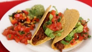 American Ground Beef Tacos Recipe  Laura Vitale  Laura in the Kitchen Episode 571 [upl. by Grussing802]