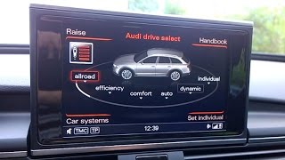 Audi A6 Allroad MY2012  how low can it go  kako nizko se lahko spusti [upl. by Lotz]