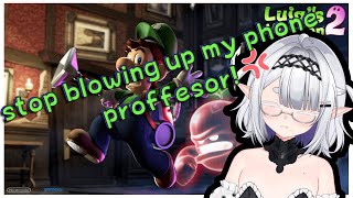 Vtuber plays Luigis Mansion 2 for the first time while high ofc [upl. by Yeldud]