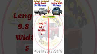 💥🔥Tata intra v50 pickup vs ashok leyland bada i4 pickup bada dost i4 vs intra v50 pickup DD YODHA [upl. by Nolyat]