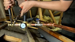 Not my best day ever  multipoint water heater install [upl. by Eidnac]