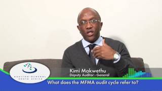 AGSA Part 6 What does the MFMA audit cycle refer to [upl. by Yager355]