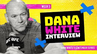 Dana White talks UFC 306 Sphere card UFC Mount Rushmore amp more from DWCS Week 5 interview [upl. by Ilarrold]