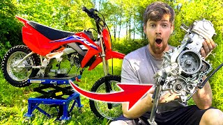 My CRF110 Pit Bike Gets A Massive Upgrade Big Bore Kit [upl. by Latimer546]