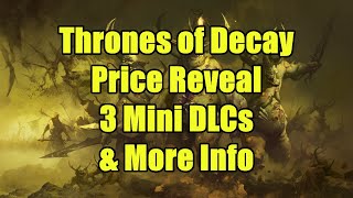 NEWS  Thrones of Decay Price Reveal  Mini DLCs amp More Info  Total War Warhammer 3  New DLC [upl. by Eilrebmik800]