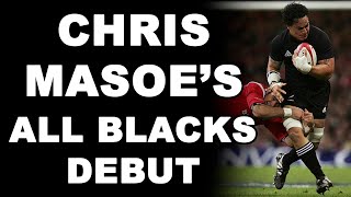 Chris Masoes All Blacks Debut [upl. by Aitnas834]