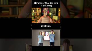 Lil globglogabgalab 2024 vs 2018 kids [upl. by Toffey]