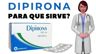 DIPIRONA que es y para que sirve la dipirona como tomar dipirona sodica [upl. by Flosi]