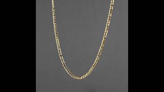 9ct Yellow Gold Solid Tight Link Curb Chain  22mm  Unisex [upl. by Attalie]