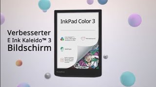 PocketBook InkPad Color 3 Dein farbiges EReadingAbenteuer mit neuestem EInkFarbdisplay [upl. by Avik]