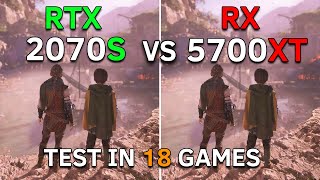 RX 5700 XT vs RTX 2070 SUPER  Test In 18 Games at 1080p  2023 [upl. by Nalo]