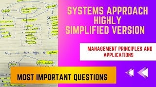 Systems Approach Features benefitsLimitations Contemporary theories Management easyexplanation [upl. by Gerge]