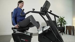 CyclePlus Recumbent Bike with Arm Exercise [upl. by Carlock]