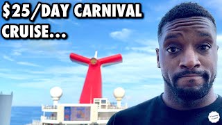 Taking A CHEAP 100 Carnival Cruise  World’s Cheapest Cruises [upl. by Kin757]