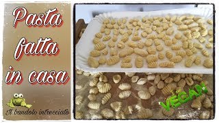 Pasta fresca fatta in casa  acqua e farina senza uova [upl. by Ennairej438]