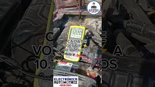 COMO PROBAR BATERÍA ALTERNADOR Y REGULADOR electricidadautomotriz electronicaautomotriz [upl. by Shreve]