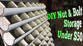 DIY Nut amp Bolt Storage for Under 50 [upl. by Joscelin]