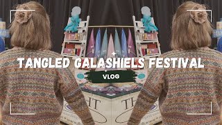 tangled galashiels 2024  yarn festival vlog  The Woolly Worker Knitting Podcast [upl. by Yanahc]