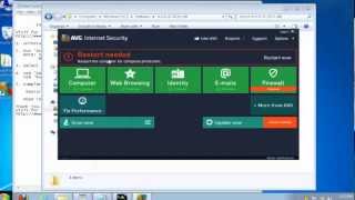 Offline Installer of AVG Internet Security 2013  How To Install AVG IS 2013 [upl. by Orimlede830]