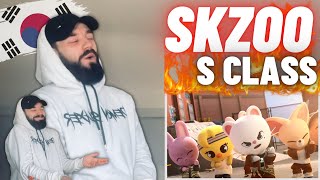 TeddyGrey Reacts to Stray Kids quot특SClass SKZOO verquot MV  REACTION [upl. by Yc]