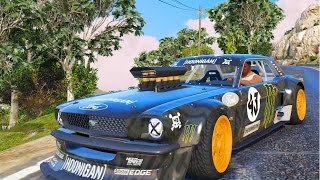 Ford Mustang 1965 Hoonicorn  GTA MOD REVIEW [upl. by Freudberg]