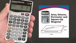 Construction Master Pro DT Area Volume Squareup Diagonal How To [upl. by Solegnave]