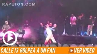 Calle 13 golpea fan en Vive Latino Mexico 2014 [upl. by Ballard]