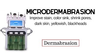 Hydro Dermabrasion Facial Peeling Ultrasonic Skin Scrubber Oxygen Spray Skin Care Microdermabrasion [upl. by Ikcir]