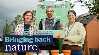 Bring back nature 🌳 Manchester Postcode Gardener projects in partnership with The Cooperative Bank [upl. by Ailahk]