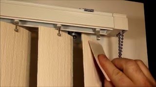 How to Remove and Replace Vertical Blind Vanes [upl. by Atinit]