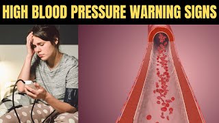 6 Warning Signs of High Blood Pressure Hypertension [upl. by Mylan]