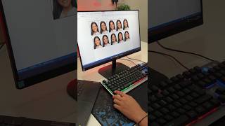 How to Create Passport Size Photo ✅🔥 pc shorts [upl. by Elliven]