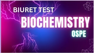 Seven Color Tests BIURET TEST First year Biochemistry [upl. by Leandre]