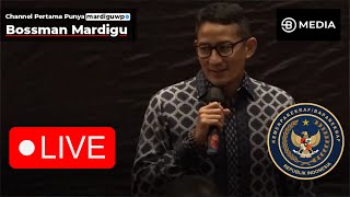 LIVE PRESENTASI KEMENPAREKRAF OLEH SANDIAGA UNO DI CEO MASTERMIND VII [upl. by Adnerol379]